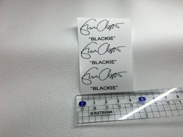 Eric Clapton"BLACKIE"Signature 
 補修用デカール